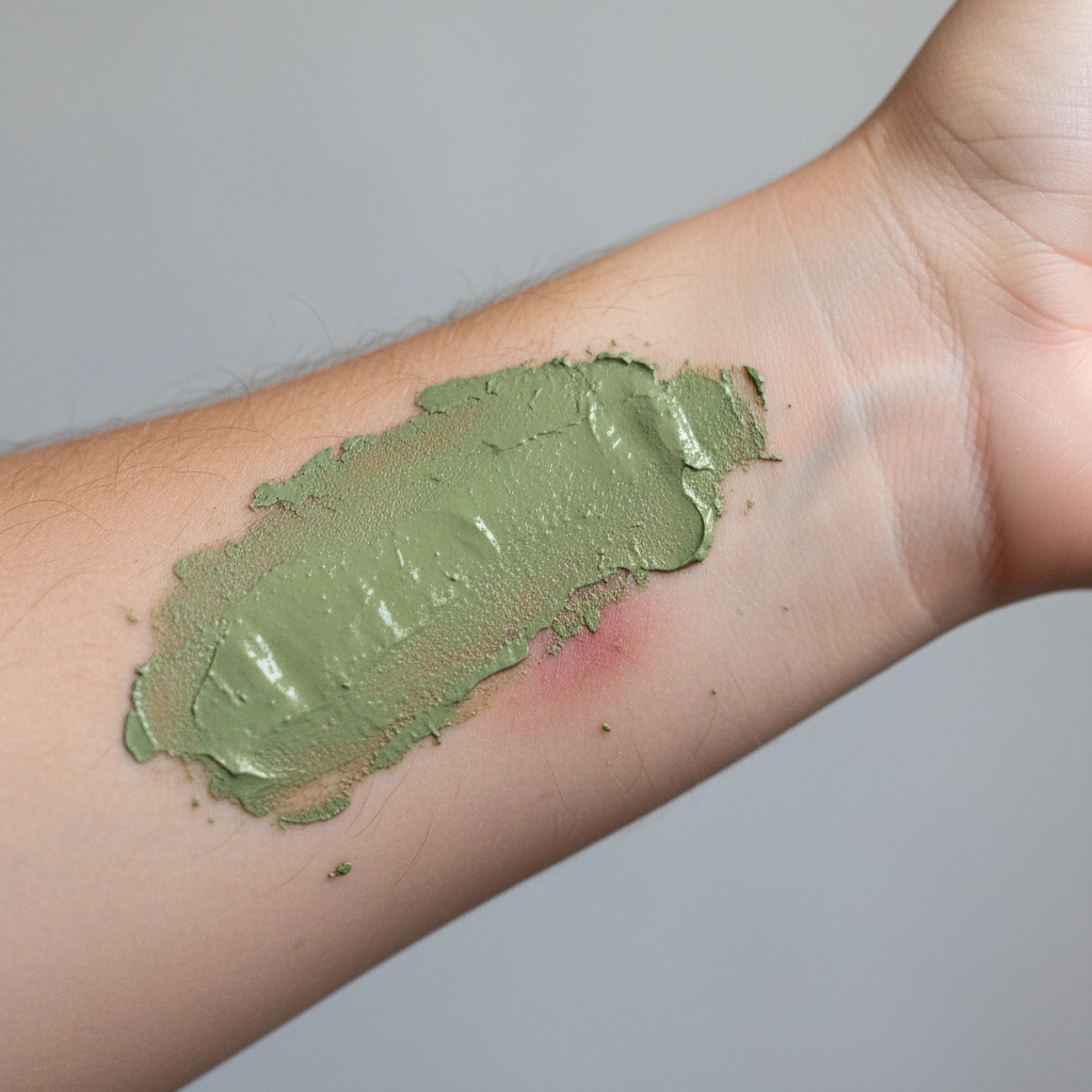 green clay healing turf burn