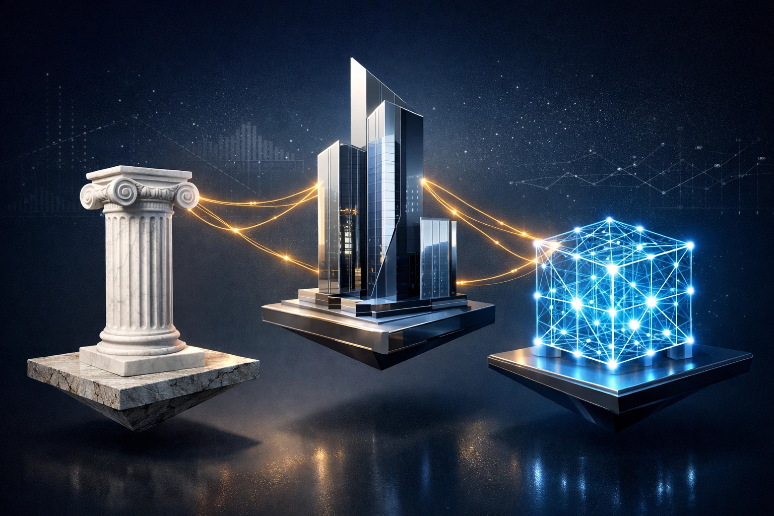Three pillars of institutional alternative investments: real estate, private equity, and crypto