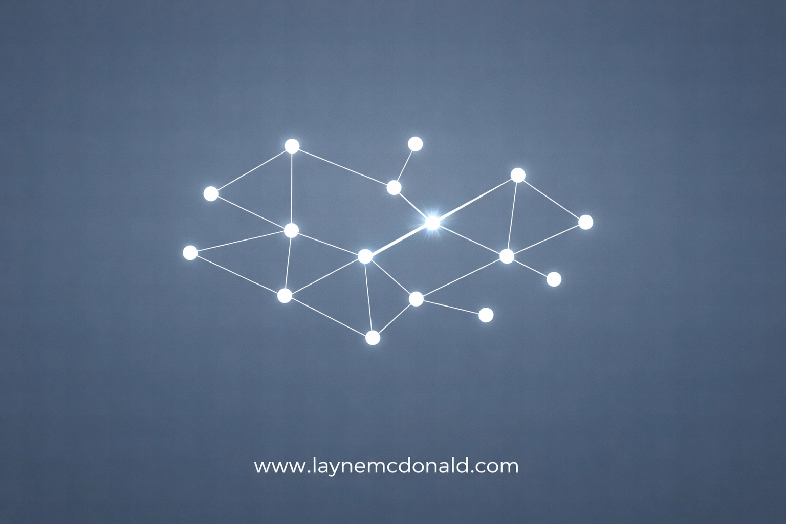 Interconnected digital nodes symbolizing a church's interactive community dialogue and presence.