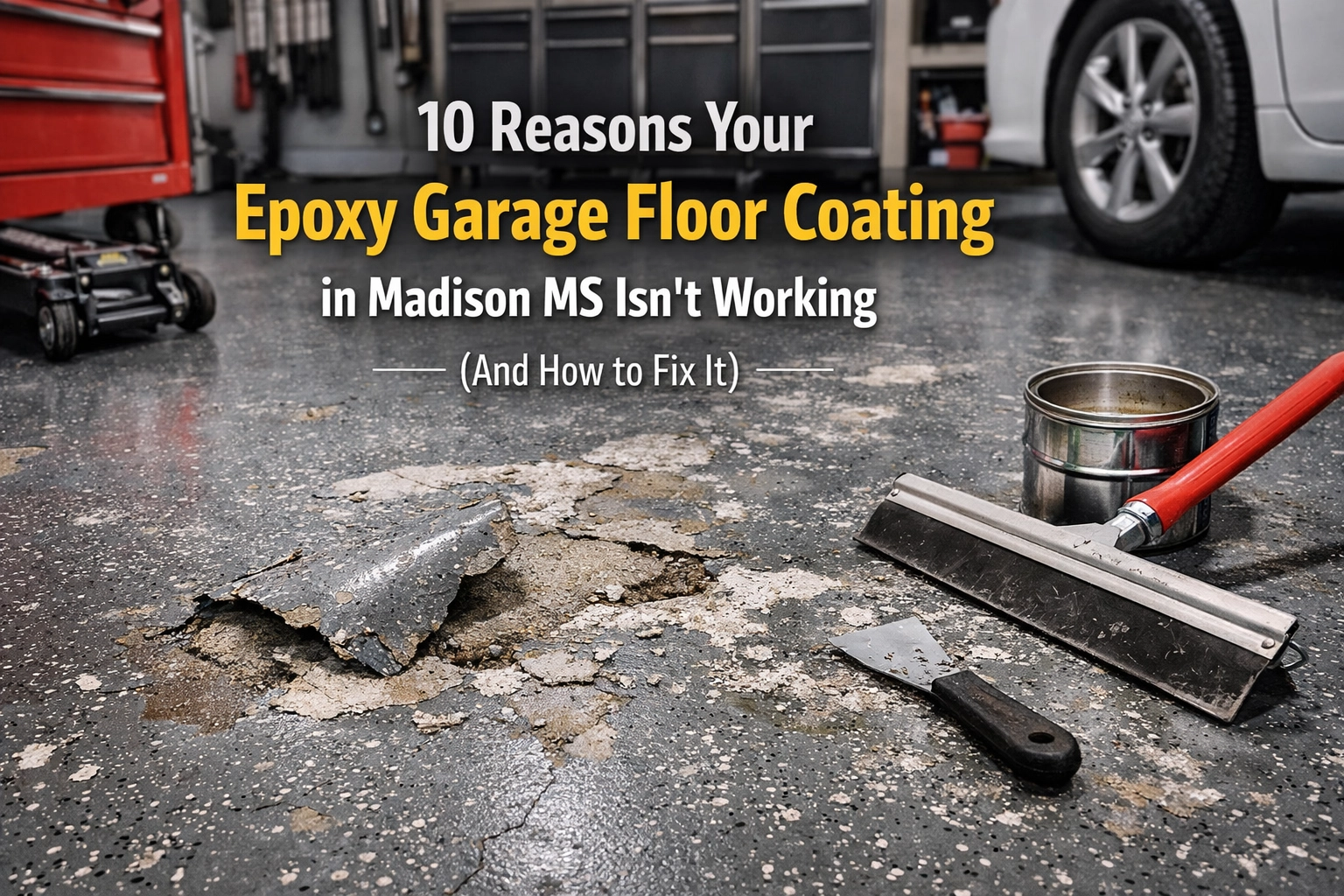 [HERO] 10 Reasons Your Epoxy Garage Floor Coating in Madison MS Isn