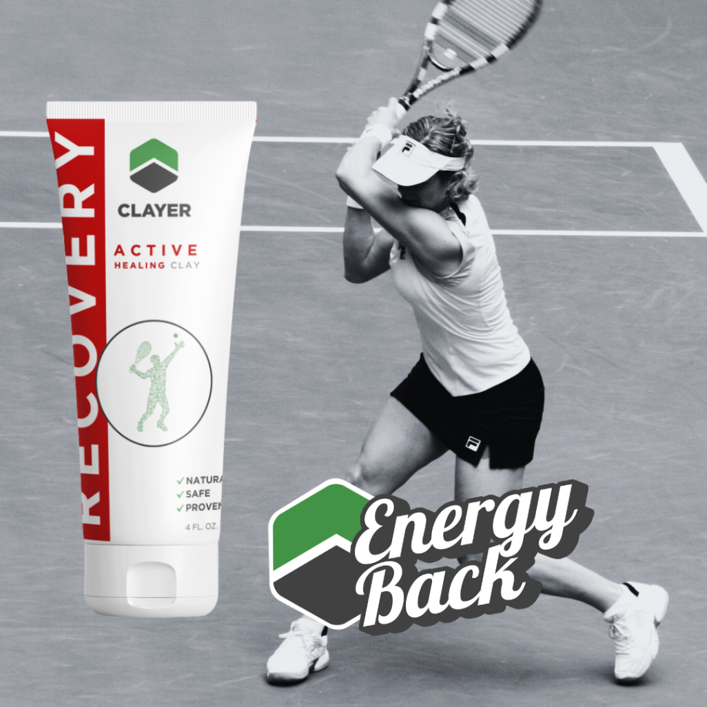 CLAYER Active Healing Clay Tennis Player Ad