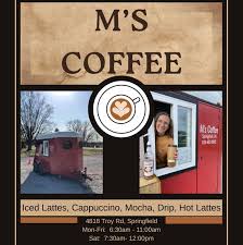 M's Coffee: Springfield's local coffee trailer favorite.