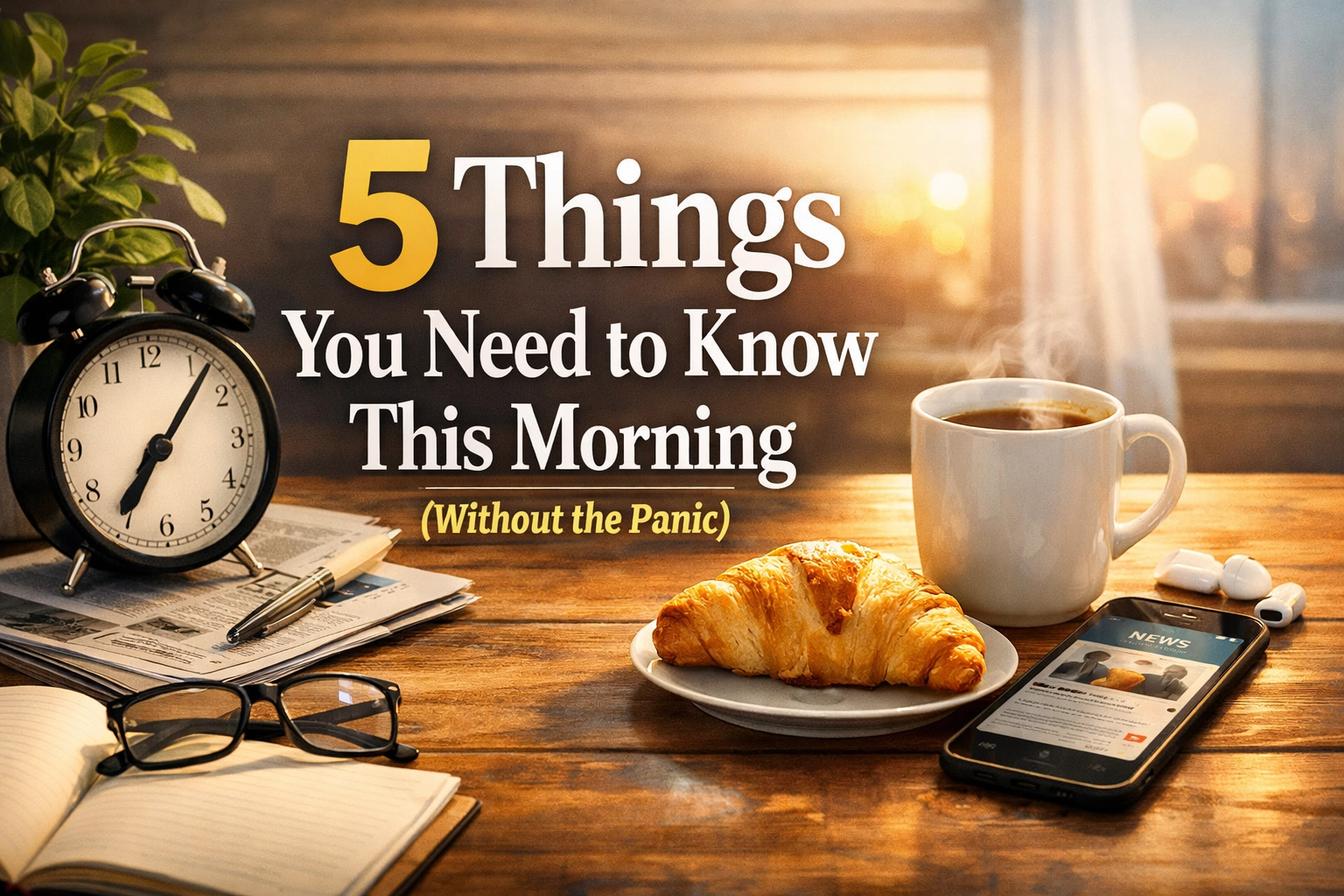 Good morning. Before you scroll through a dozen headlines designed to spike your cortisol, here's what you actually need to know about what's happening today: delivered with context, clarity, and without the panic.  The Facts: What's Happening Right Now  1. Blood Donation Shortage Reaches Critical Levels  The American Red Cross reports a 35% decline in blood donations in recent weeks, creating a significant gap in the nation's blood supply. The shortage affects hospitals nationwide, impacting everything from trauma care to cancer treatment and routine surgeries. Blood banks are issuing urgent appeals, particularly for O-negative and O-positive blood types, which are universally needed in emergency situations. The decline follows typical post-holiday patterns but has been exacerbated by seasonal illnesses, weather disruptions, and ongoing challenges in donor recruitment. The Red Cross notes that blood has a shelf life of approximately 42 days, requiring continuous donations to maintain adequate supply levels.  2. Amazon Drone Delivery Ends in Texas Front Yard Crash  An Amazon Prime drone crashed in a homeowner's front yard in Texas during an attempted delivery, reigniting conversations about the safety and reliability of autonomous delivery systems. The incident occurred while the drone was attempting to deliver a package to a residential address. No injuries were reported, but the crash damaged the homeowner's property. Amazon has been expanding its Prime Air drone delivery program in select markets, promising deliveries in under an hour. The company states it is investigating the incident. The Federal Aviation Administration continues to monitor drone delivery operations as the technology scales across the country.  3. Retirement Savings Reality: The $1,000 Problem  A recent report reveals that the typical American worker has approximately $1,000 saved for retirement, highlighting widespread concerns about long-term financial security. The study underscores the gap between retirement savings recommendations: which suggest workers should have at least one year's salary saved by age 30 and three times their salary by age 40: and current reality. Economic factors including inflation, stagnant wage growth, student loan debt, and rising costs of living have made consistent retirement contributions challenging for many workers. The findings have prompted renewed discussions about retirement policy, employer-sponsored programs, and financial literacy education.  4. Federal Funds and Naming Rights Create Political Standoff  President Trump is withholding federal funds as leverage to have Penn Station in New York and Dulles International Airport in Virginia named after him, mixing budget negotiations with naming rights disputes. The move has created tension between federal and local officials over infrastructure funding and naming conventions for public facilities. Penn Station currently bears the name of the Pennsylvania Railroad Company, while Dulles Airport is named after former Secretary of State John Foster Dulles. Local officials in both New York and Virginia have expressed opposition to the renaming proposals. The standoff has delayed funding decisions for infrastructure improvements at both facilities.  5. Kansas Proposes Property Tax Elimination by 2028  The Kansas Senate is introducing legislation aimed at eliminating property taxes by 2028, representing a significant proposed shift in state revenue policy. If passed, Kansas would become the first state to completely eliminate property taxes, which currently fund local governments, schools, libraries, and emergency services. The bill proposes replacing property tax revenue with increased sales taxes and other revenue sources. Supporters argue the change would provide tax relief for homeowners and make Kansas more attractive for new residents. Critics raise concerns about the sustainability of alternative funding mechanisms and the potential impact on local services and school districts.  The Lens: Why This Matters  These five stories share a common thread: they reveal where systems are under stress and where people are feeling uncertain about the future. A blood shortage isn't just a healthcare logistics problem: it's a mirror reflecting how disconnected we've become from acts of community service. When was the last time you thought about giving blood? When we're overwhelmed by our own pressures, we forget we're part of a body that needs each member to function. The retirement savings crisis isn't merely about personal finance failure. It's about a generation watching the economic promises made to their parents dissolve, trying to build security on shifting ground. Fear drives people to hoard or to give up entirely, neither of which leads to peace. The political naming disputes and tax overhaul proposals remind us that every policy decision reflects competing visions of what matters most. Whether it's about legacy, local control, or tax relief, these are conversations about identity and values playing out in budget lines. Even a crashed Amazon drone represents something deeper: our constant push for faster, easier, and more convenient: and the reality that innovation always comes with risk and disruption. Scripture reminds us, "Do not be anxious about anything, but in every situation, by prayer and petition, with thanksgiving, present your requests to God" (Philippians 4:6). That doesn't mean we ignore problems or pretend everything is fine. It means we engage reality without letting fear dictate our response.  The Response: What We Can Actually Do  So what's the wise response to this morning's news? Not panic. Not apathy. Something better. On the blood shortage:  If you're eligible to donate blood, schedule an appointment this week. It takes about an hour and directly saves lives. Encourage your church, workplace, or community group to organize a blood drive. Small acts of inconvenience become profound gifts when multiplied across a community. On retirement savings:  If you're behind on retirement savings, resist the temptation to spiral into shame or fatalistic thinking. Start where you are. Even small, consistent contributions add up over time. If you're in a position to help others: whether through financial literacy mentoring, advocacy for better workplace benefits, or supporting policy reforms: do that. And remember: your security has never ultimately rested on your 401(k) balance anyway. On technology disruptions:  Approach new technology with wisdom rather than either blind enthusiasm or reflexive fear. Ask questions about safety, accountability, and who benefits. Support sensible regulation while remaining open to genuine innovation that serves the common good. On political conflicts:  Pray for wisdom for those in leadership. Engage in local civic processes where you can actually influence outcomes. Refuse to let partisan narratives shape your entire view of complex issues. And remember that naming buildings and adjusting tax structures, while significant, are not ultimate things. The peace God offers isn't the absence of problems: it's a different way of standing in the middle of them. You can be informed without being consumed. You can be aware without being anxious. You can take meaningful action without carrying the weight of problems you were never meant to solve alone.  Moving Forward Together  This morning's news doesn't require your panic. It invites your attention, your wisdom, and your participation in making things better where you actually can. The blood shortage needs your arm and your hour. The retirement crisis needs your advocacy and your encouragement of others. The technology disruptions need your thoughtful engagement. The political tensions need your prayers and your refusal to demonize those you disagree with. You're not called to fix everything. You're called to faithfully steward what's in front of you today, trusting that God sees the bigger picture you can't. So take a deep breath. The world is still spinning. Problems exist, but so do solutions. Challenges are real, but so is the possibility of meaningful response. And you: exactly as you are, right where you are: have something to contribute. Follow at LayneMcDonald.com for calm, Christ-centered updates on today's biggest stories: without the panic. Sources:  American Red Cross, Reuters, AP News, Federal Aviation Administration reports