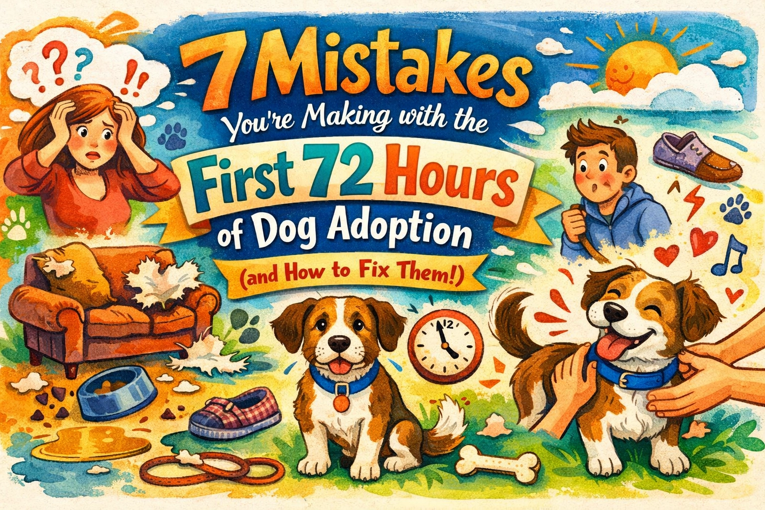 [HERO] 7 Mistakes You’re Making with the First 72 Hours of Dog Adoption (and How to Fix Them)
