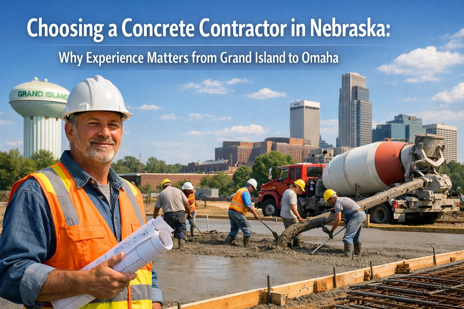 [HERO] Choosing a Concrete Contractor in Nebraska: Why Experience Matters from Grand Island to Omaha