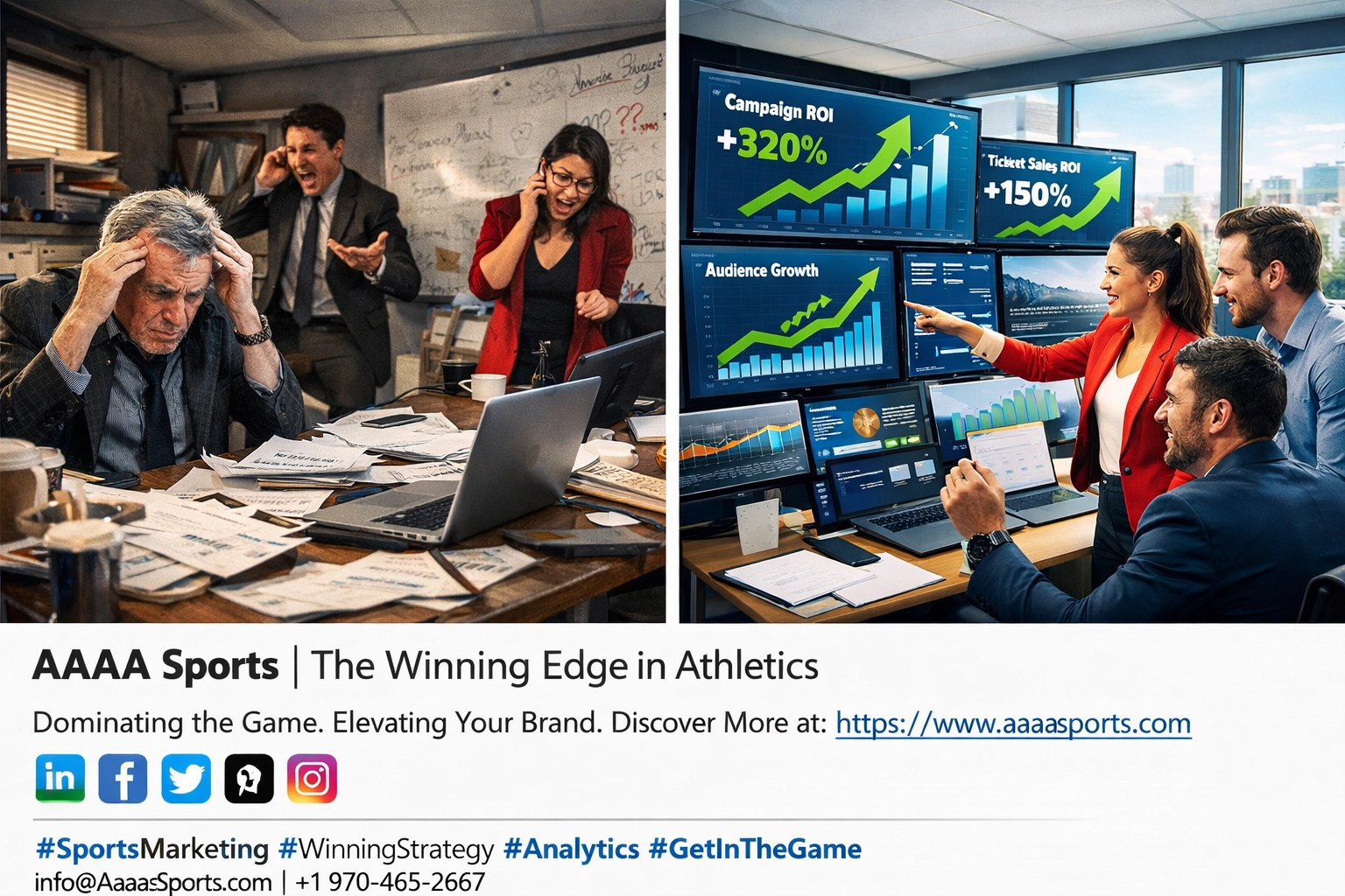 Marketing strategy comparison: chaotic guesswork versus precision-driven Super Bowl campaign success