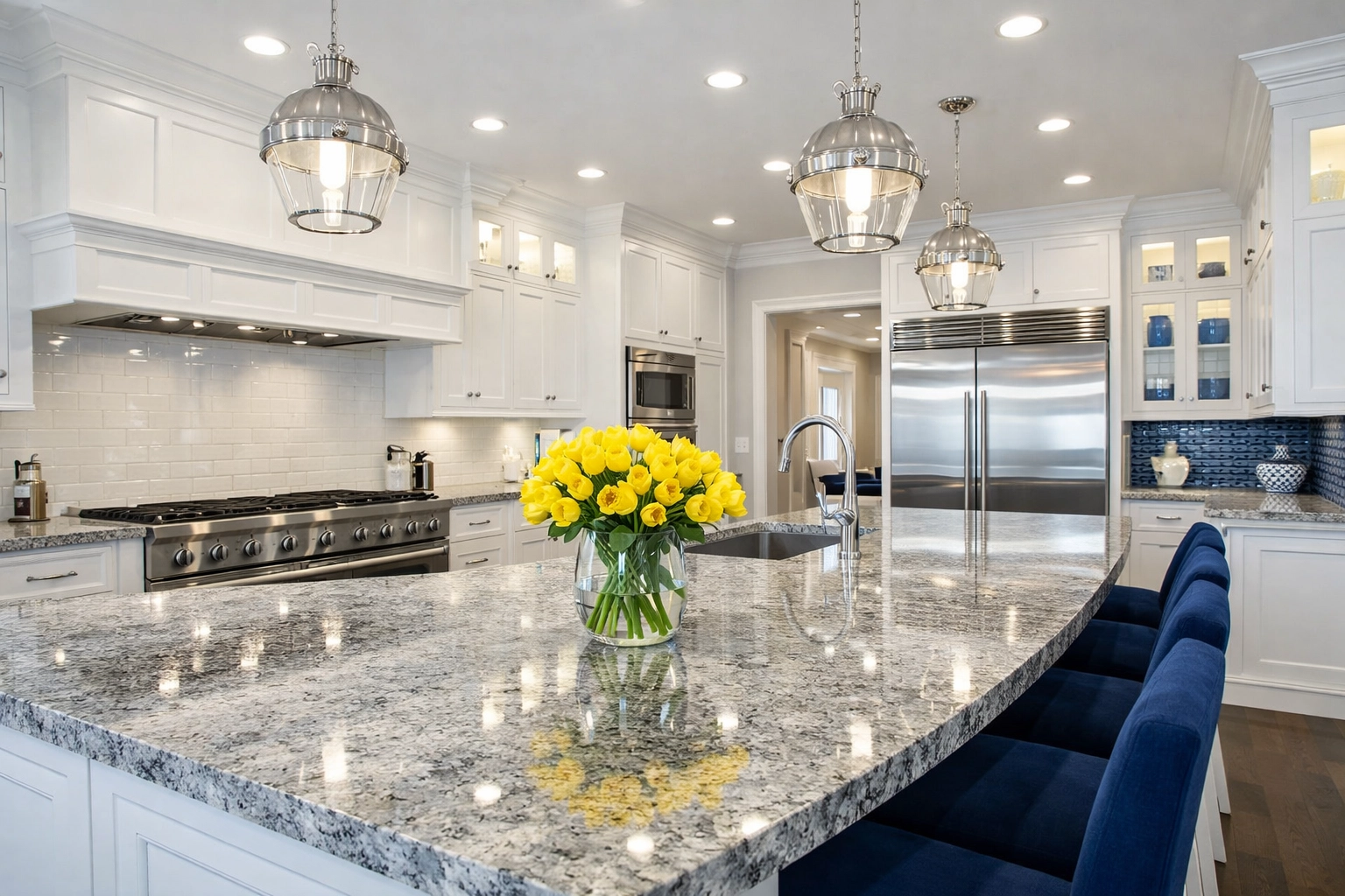 Sparkling clean kitchen after move-out cleaning Worcester MA provided by The Cleaning Ninjas Inc.