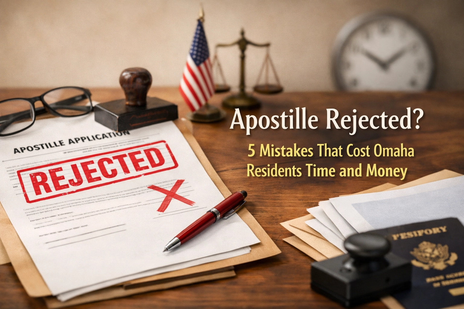 [HERO] Apostille Rejected? 5 Mistakes That Cost Omaha Residents Time and Money