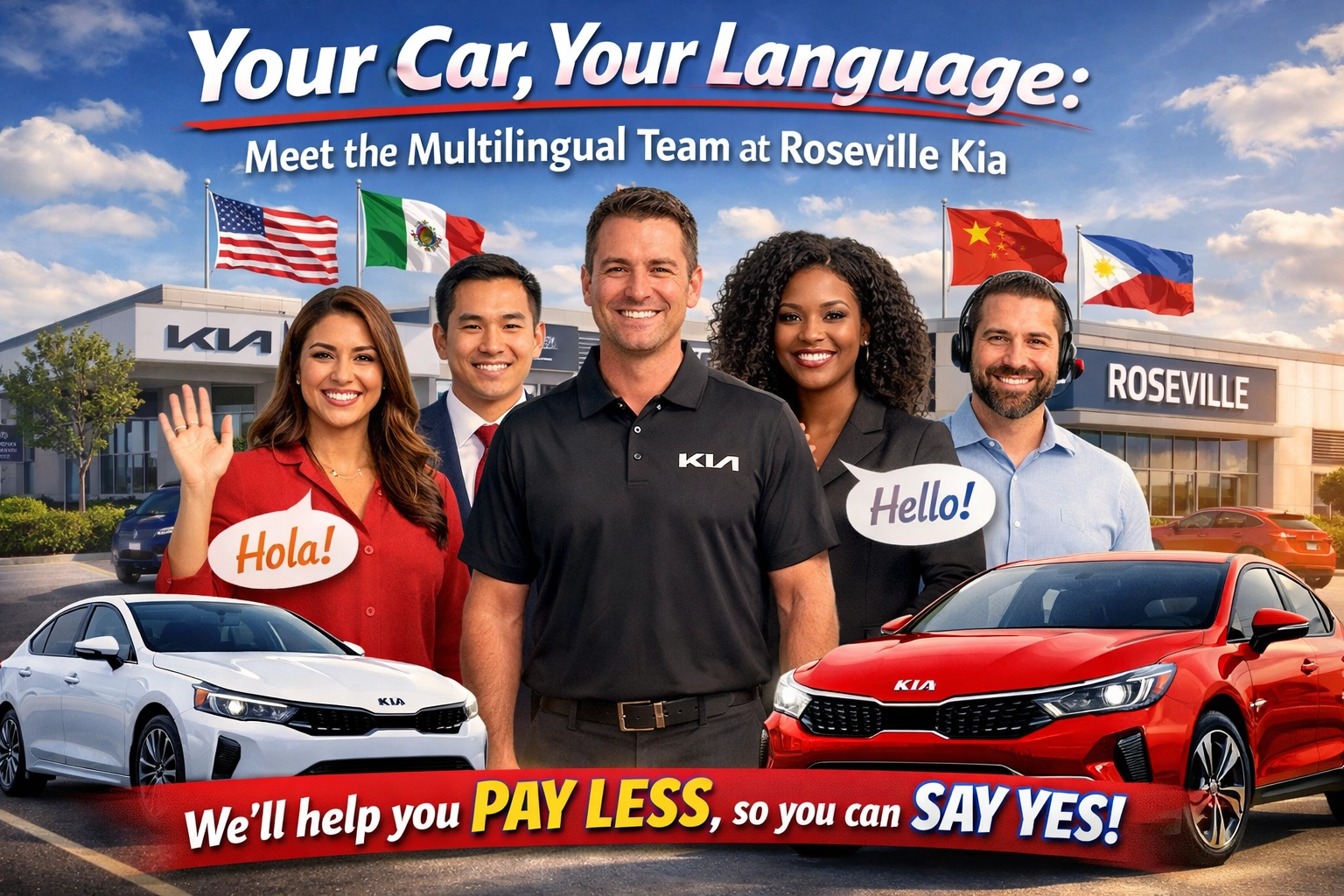 [HERO] Your Car, Your Language: Meet the Multilingual Team at Roseville Kia