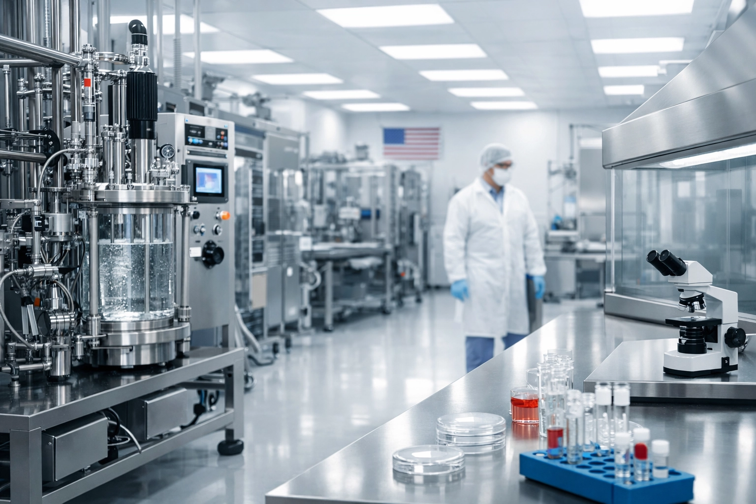 State-of-the-art US manufacturing laboratory for premium quality dietary supplements and vitamins.