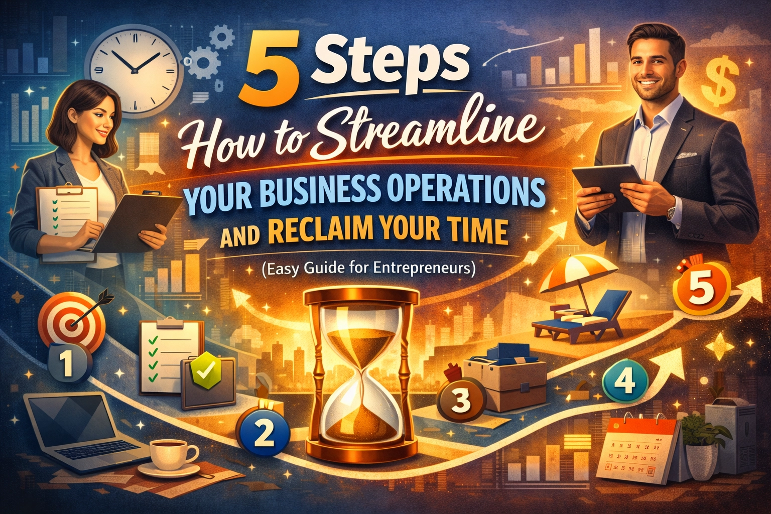 [HERO] 5 Steps How to Streamline Your Business Operations and Reclaim Your Time (Easy Guide for Entrepreneurs)