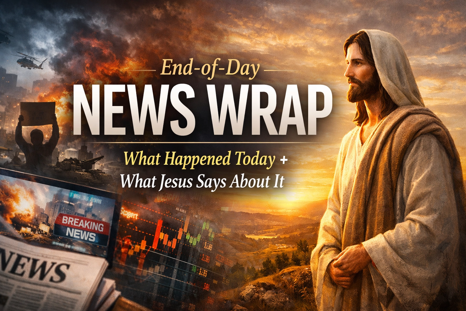 [HERO] End-of-Day News Wrap: What Happened Today + What Jesus Says About It