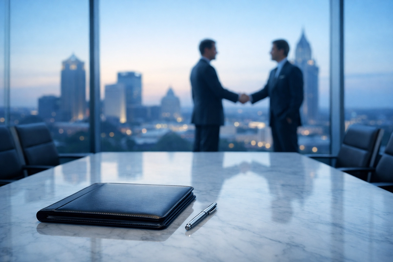 Professional conference room setting showing corporate readiness for an Alabama business sale.