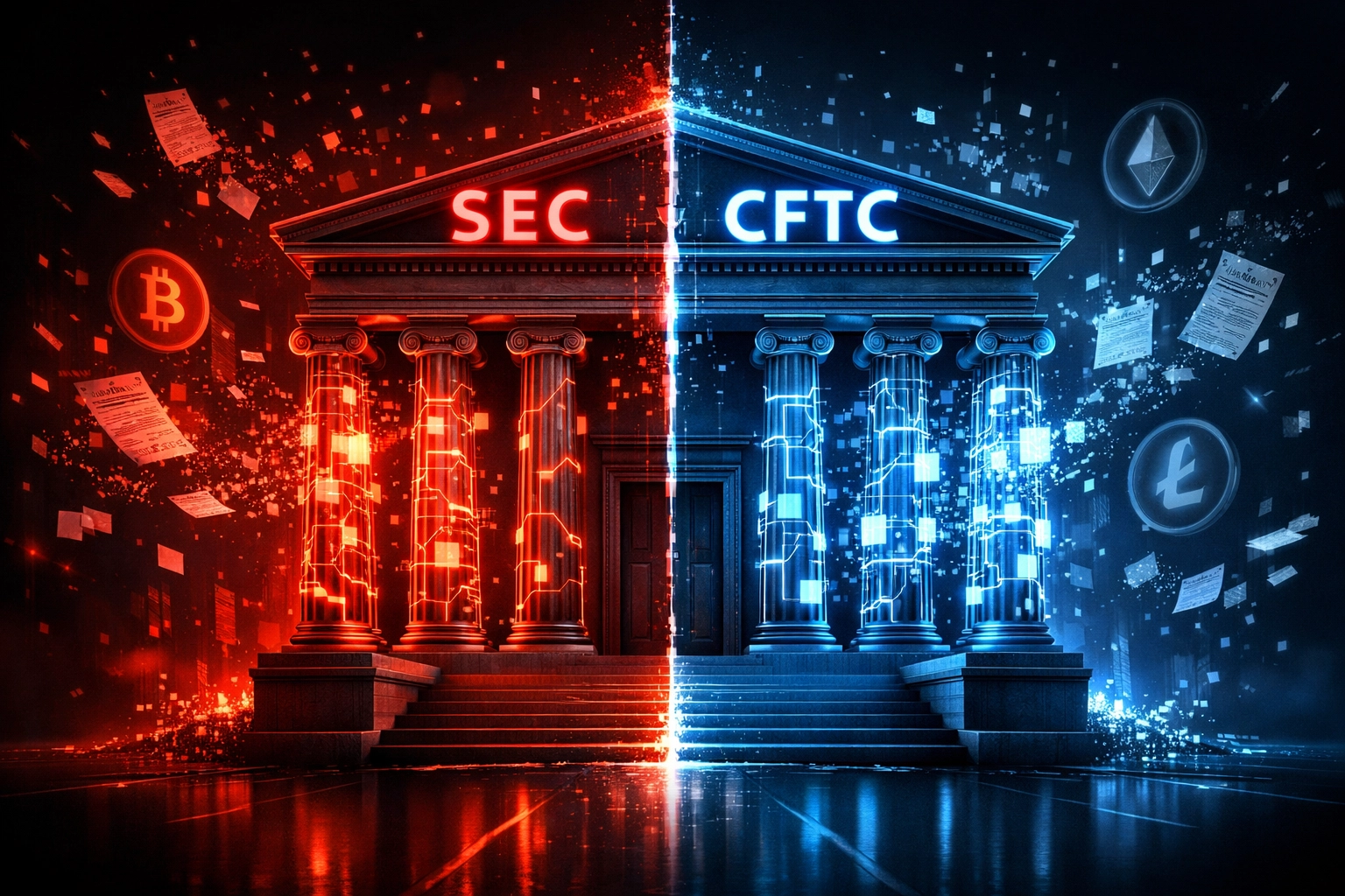 SEC to CFTC regulatory authority shift under CLARITY Act for digital assets and cryptocurrency