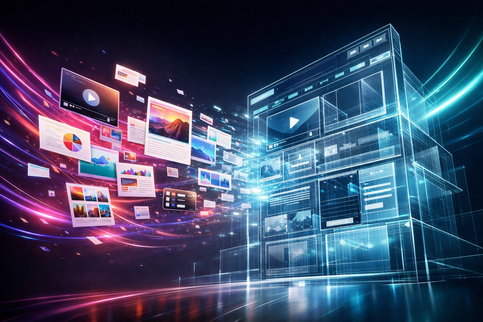 Strategic content marketing and custom web design Toronto elements integrating into a high-performance website.