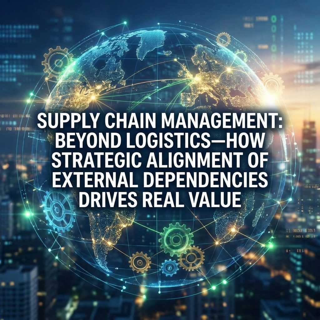 Supply Chain Management: Beyond Logistics: How Strategic Alignment of External Dependencies Drives Real Value