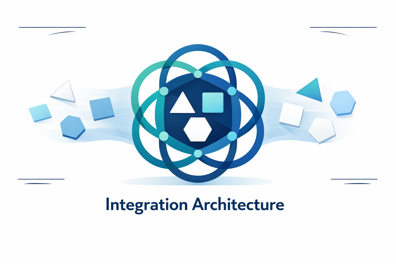 Visualizing the NAVIGATE framework as a central hub for integrating enterprise transformation tools and strategies.