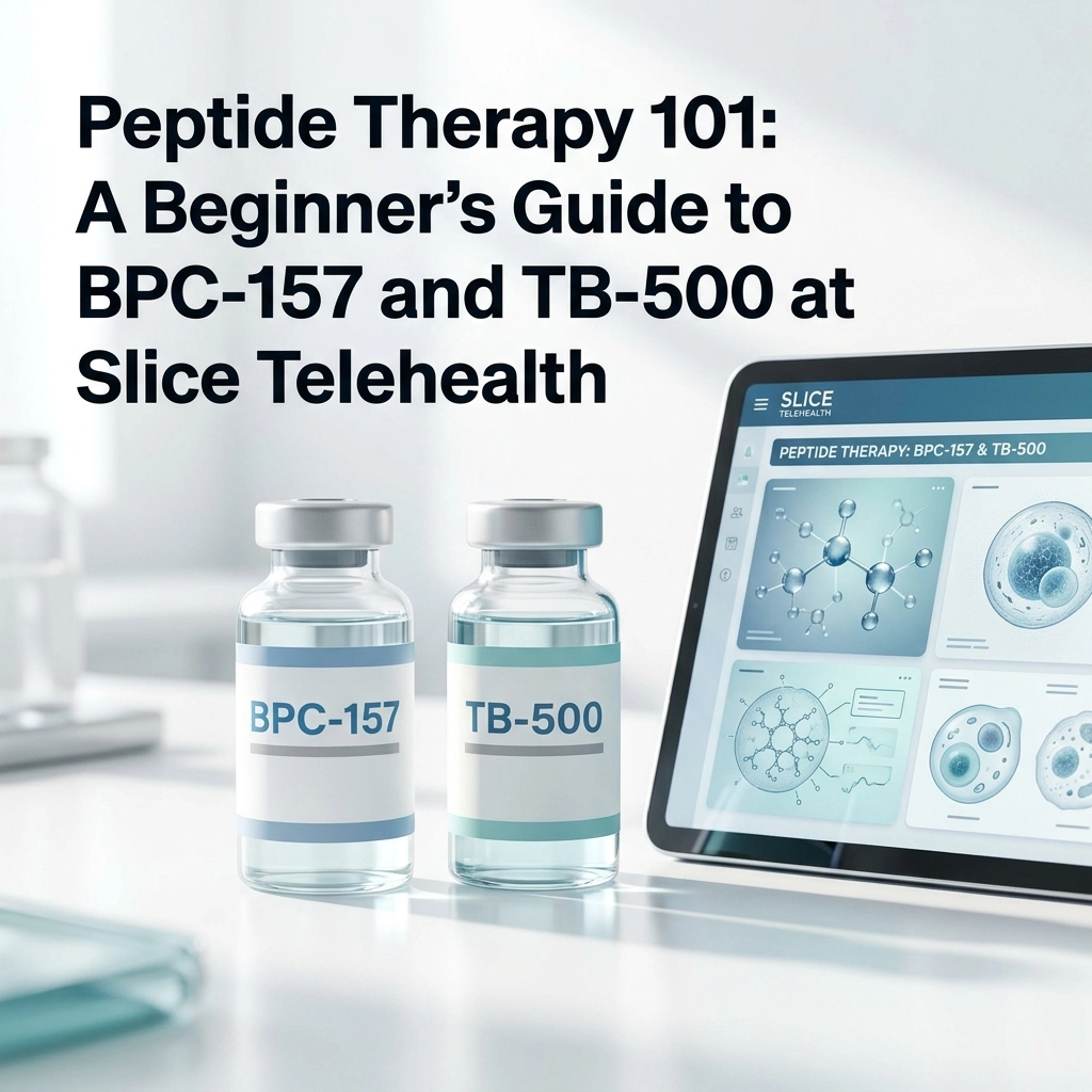 [HERO] Peptide Therapy 101: A Beginner’s Guide to BPC-157 and TB-500 at Slice Telehealth