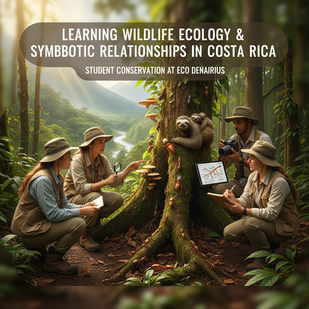 Learning Wildlife Ecology and Symbiotic Relationships in Costa Rica: Student Conservation at Ecocentro Danaus
