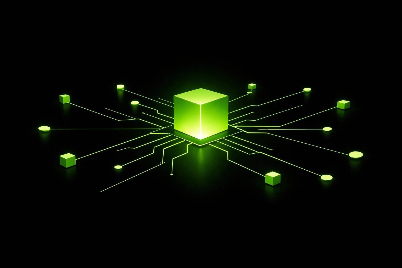 Digital network of connected nodes representing local business growth and directory connectivity in Missouri.