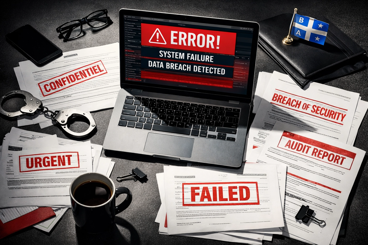 Quebec government documents revealing SAAQclic portal mismanagement and project delays