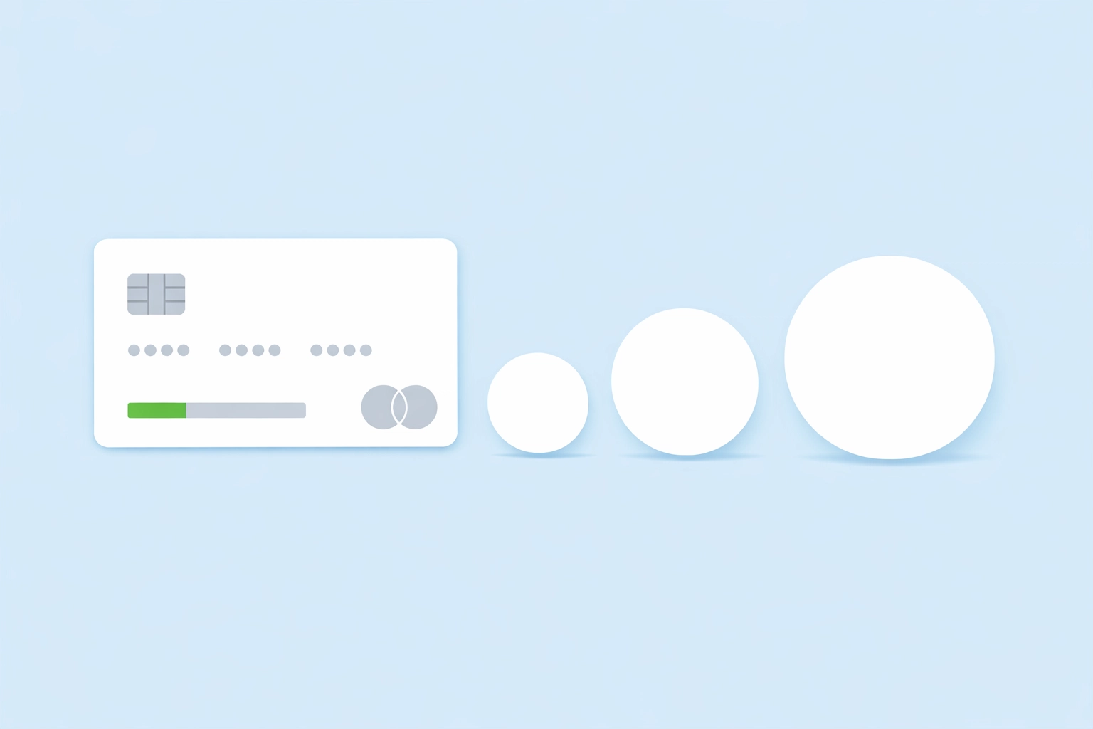 Gráfico de utilización de crédito al 10% y técnica de bola de nieve para pagar deudas.