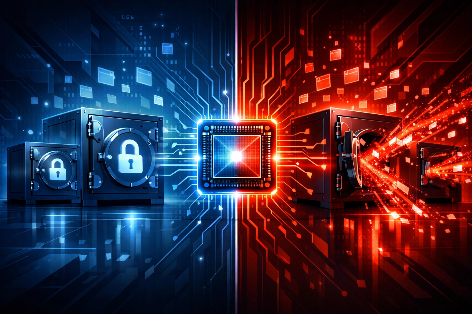 Encrypted data vulnerable to future quantum decryption attacks