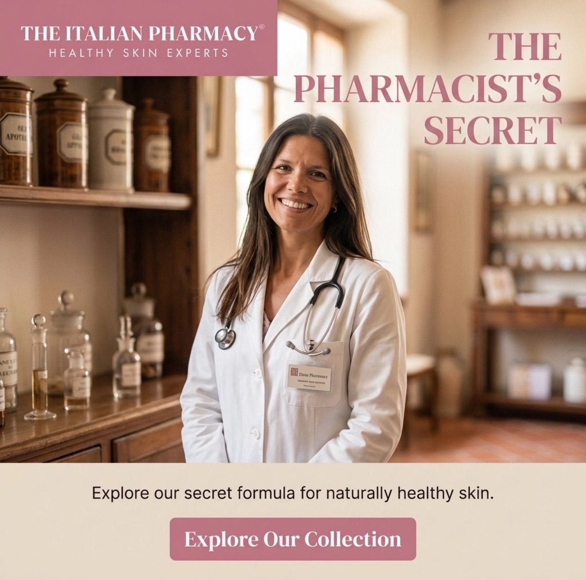 Elena Bellavitis, la farmacéutica y fundadora