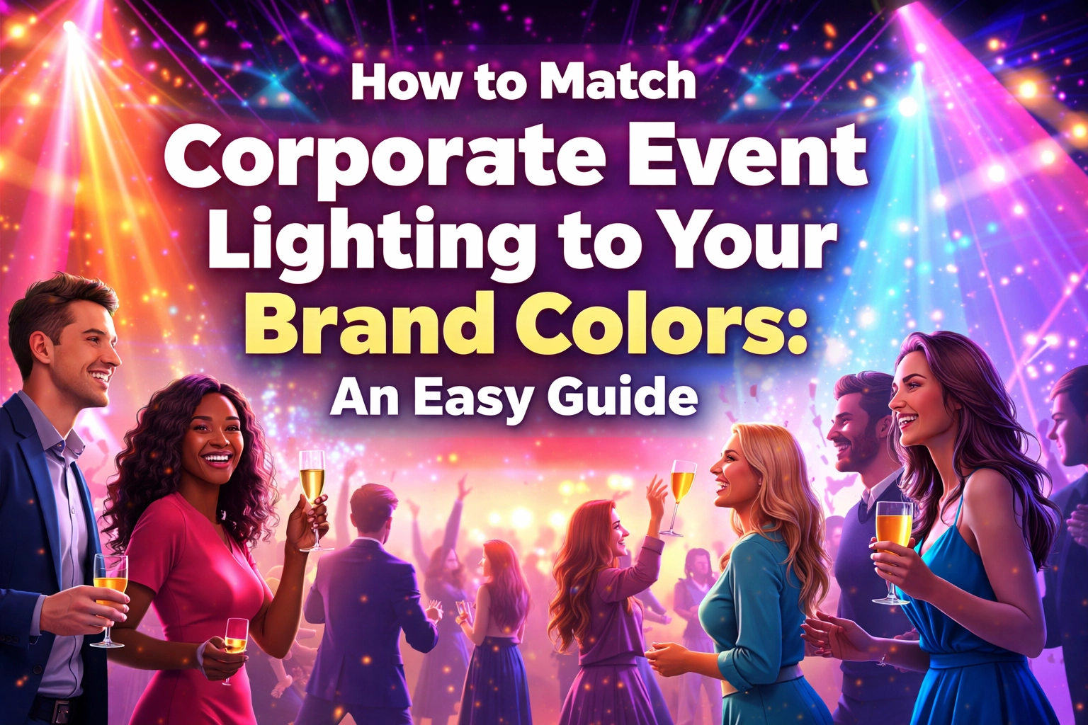 [HERO] How to Match Corporate Event Lighting to Your Brand Colors: An Easy Guide