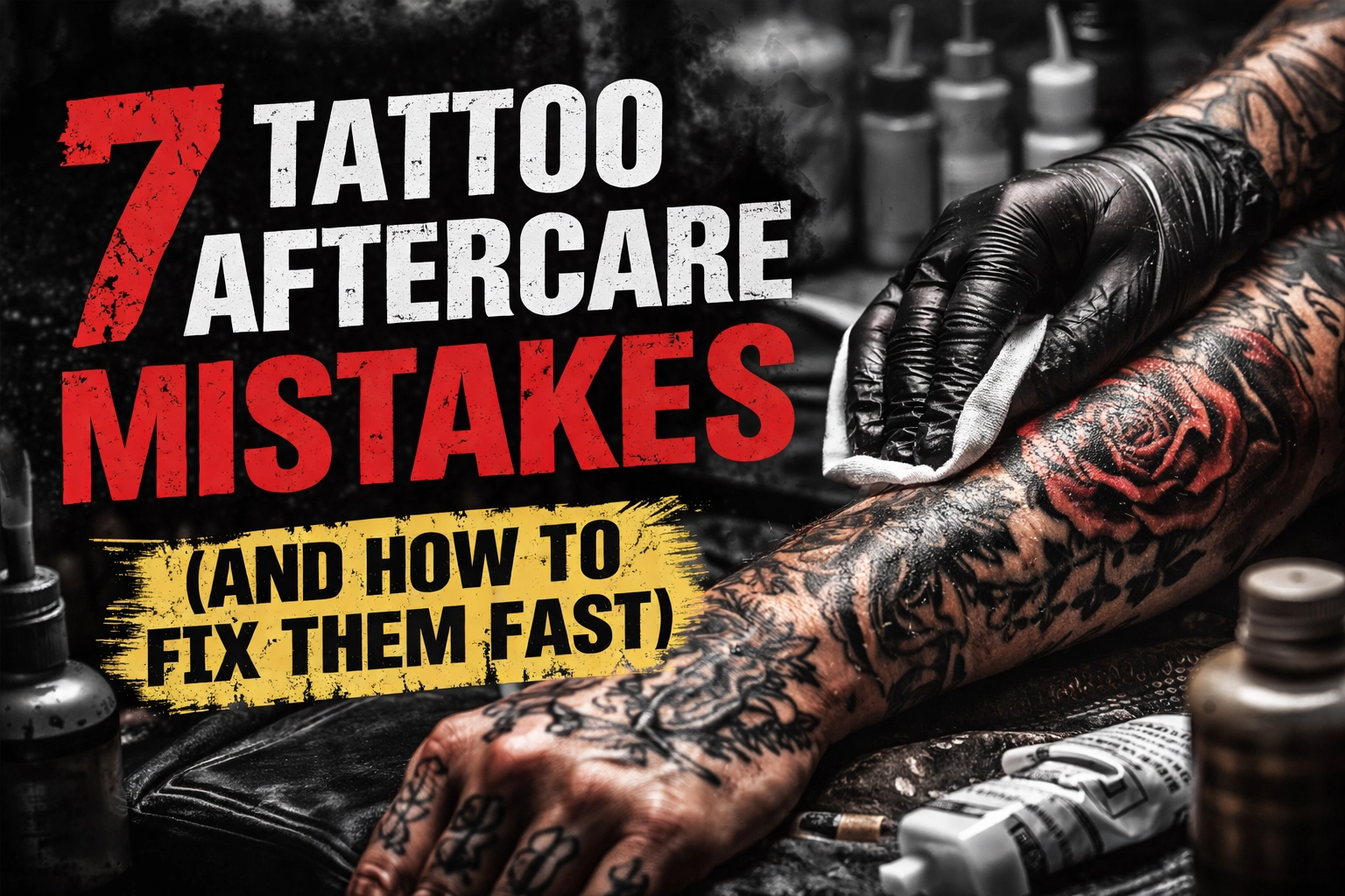 [HERO] 7 Tattoo Aftercare Mistakes You