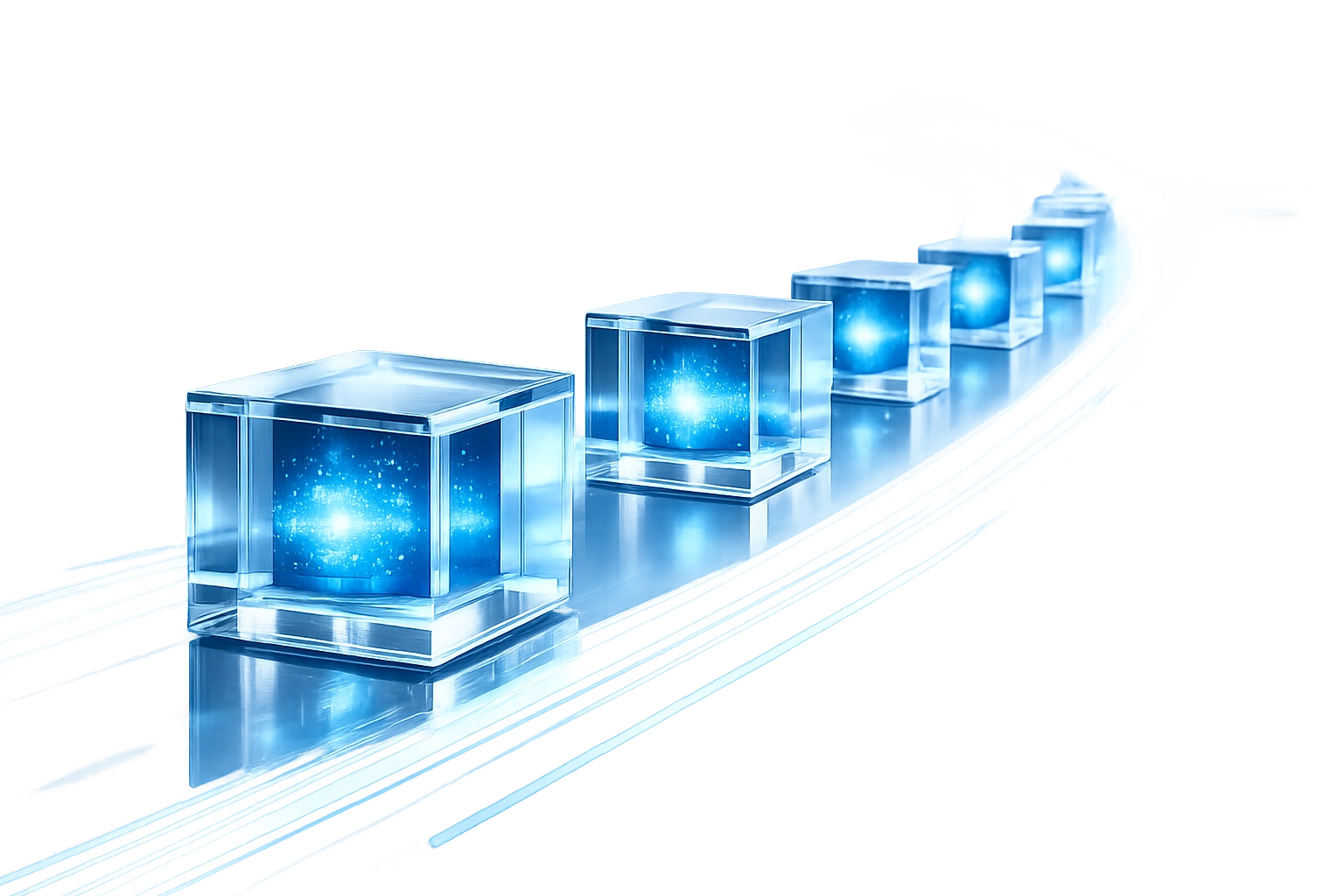 Secure data pipeline representing automated governance and visibility for scaling businesses.