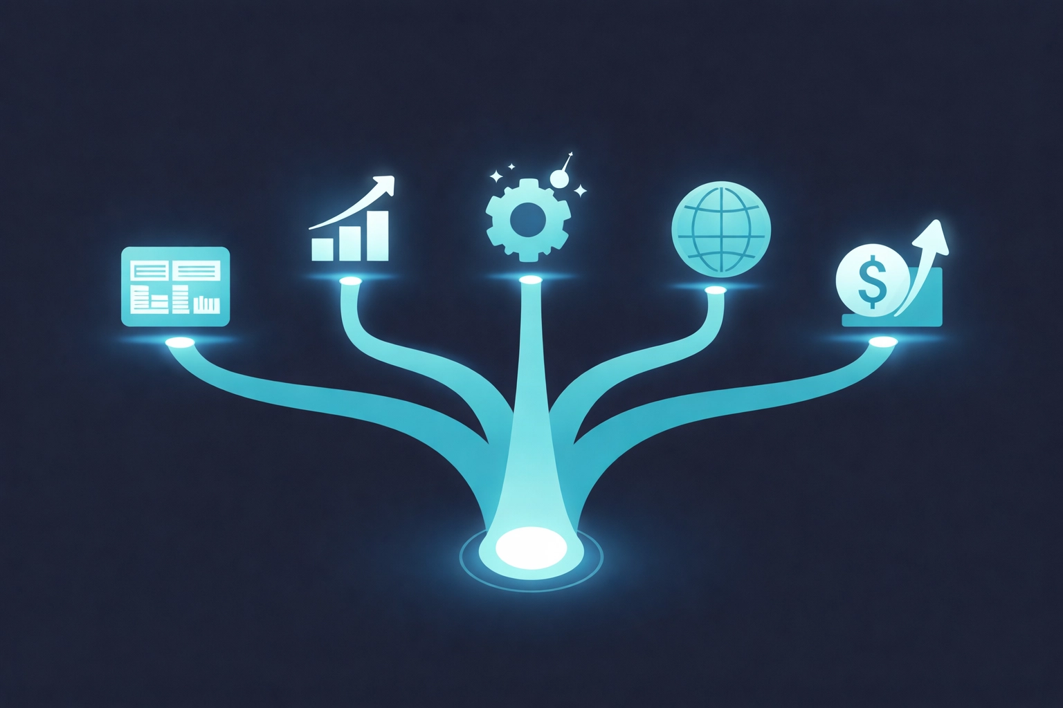 Decision pathway graphic representing how to choose the right AI SEO tool for brand reputation tracking
