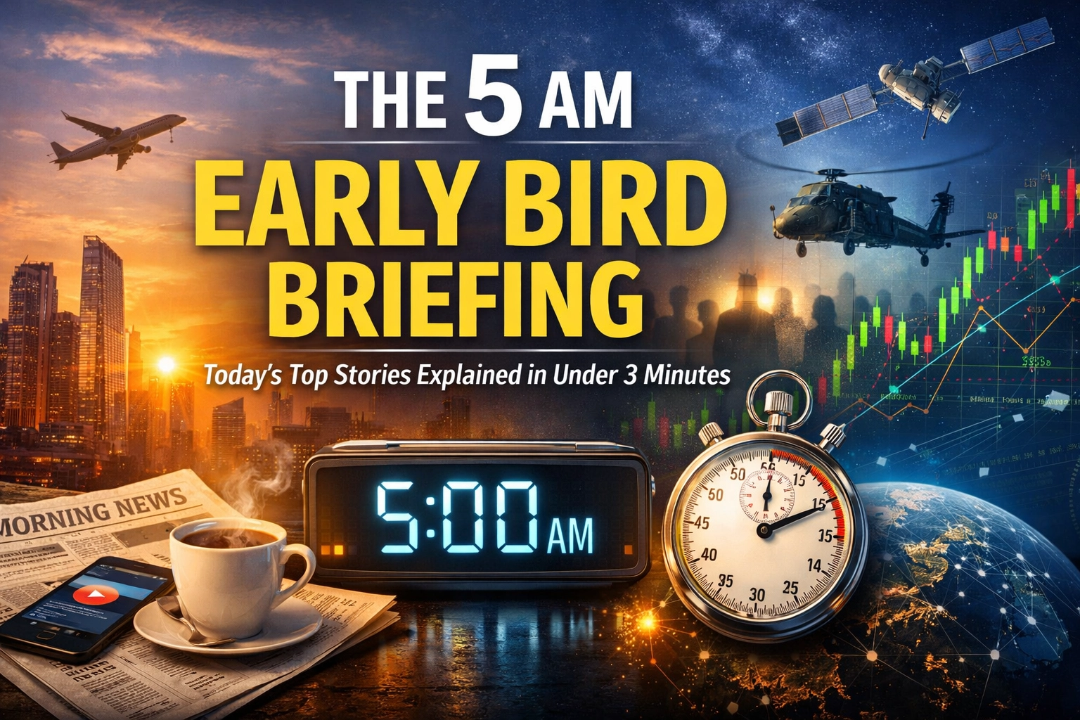 [HERO] The 5 AM Early Bird Briefing: Today
