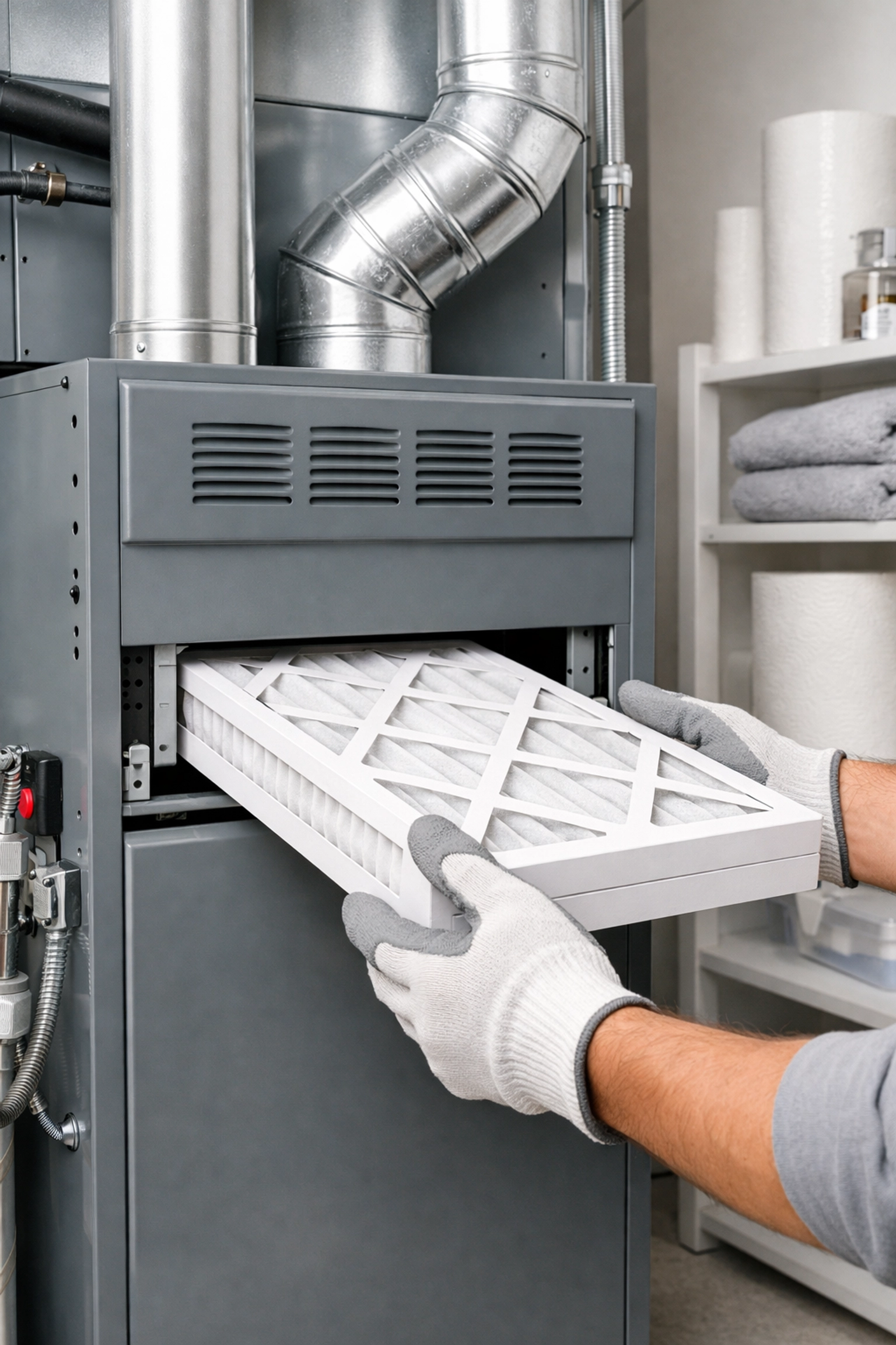 Routine furnace maintenance in a Saskatoon rental property helps prevent costly emergency repairs.