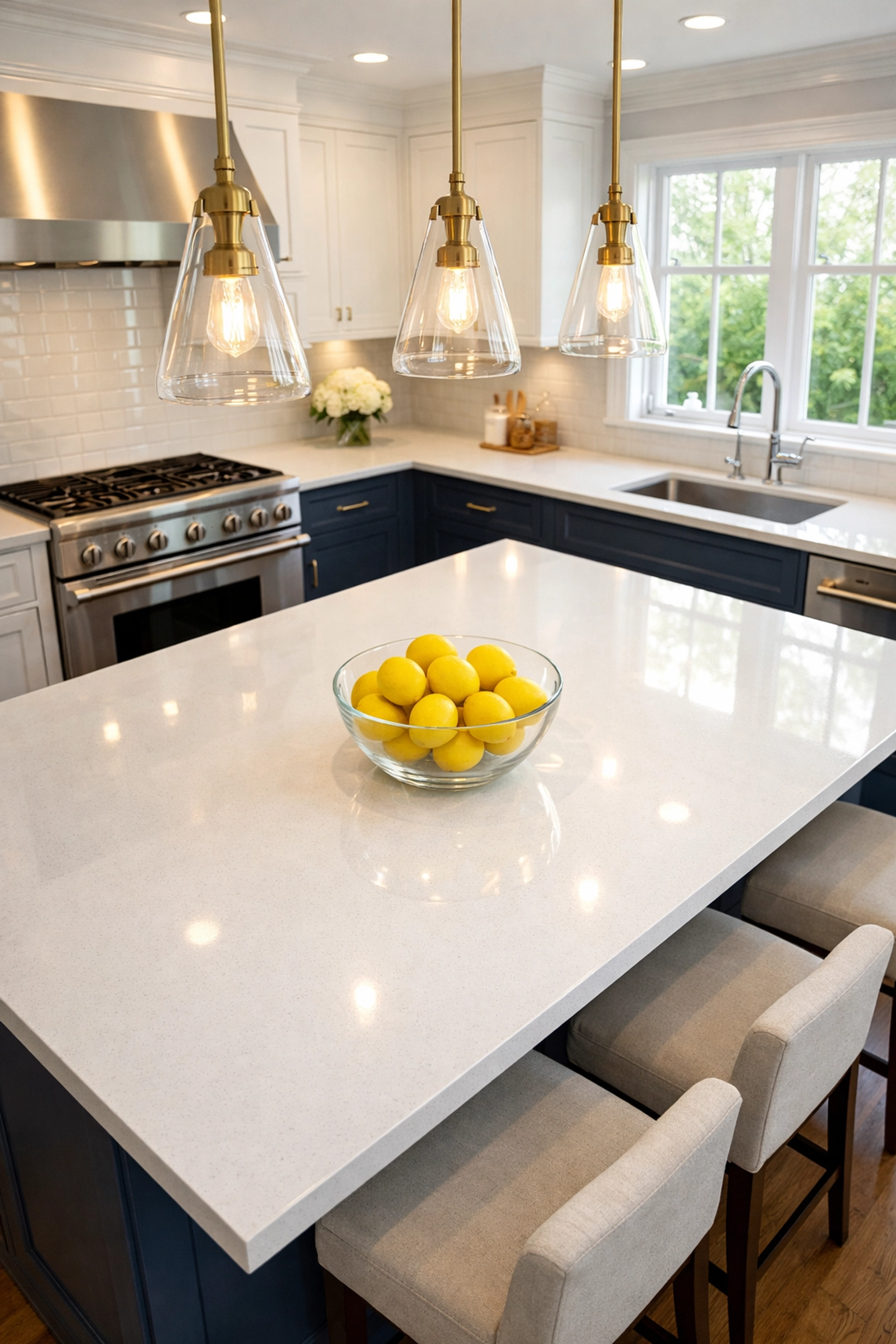 Fresh and organized Wellesley kitchen following professional deep cleaning services in Wellesley MA.