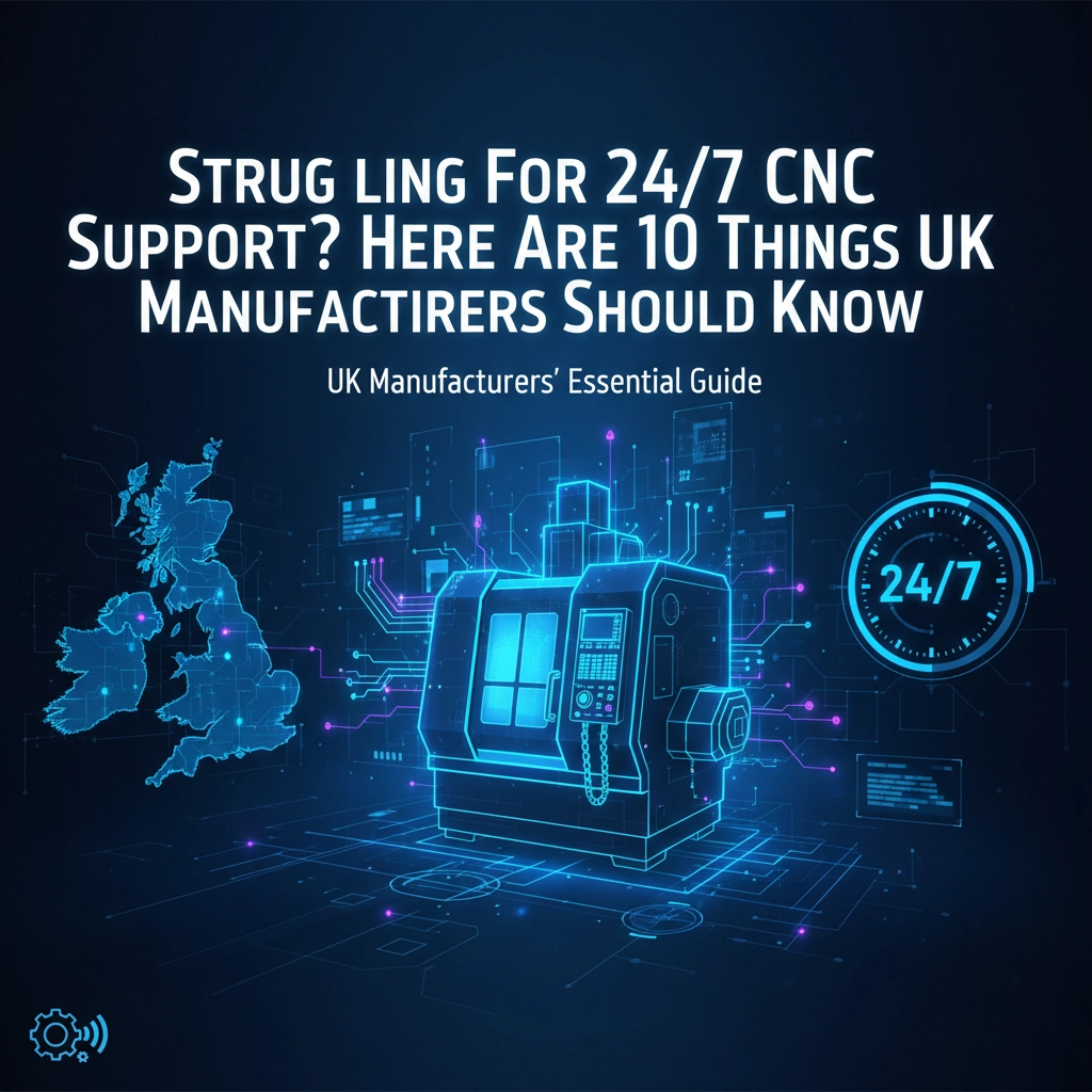 Struggling For 24/7 CNC Support? Here Are 10 Things UK Manufacturers Should Know