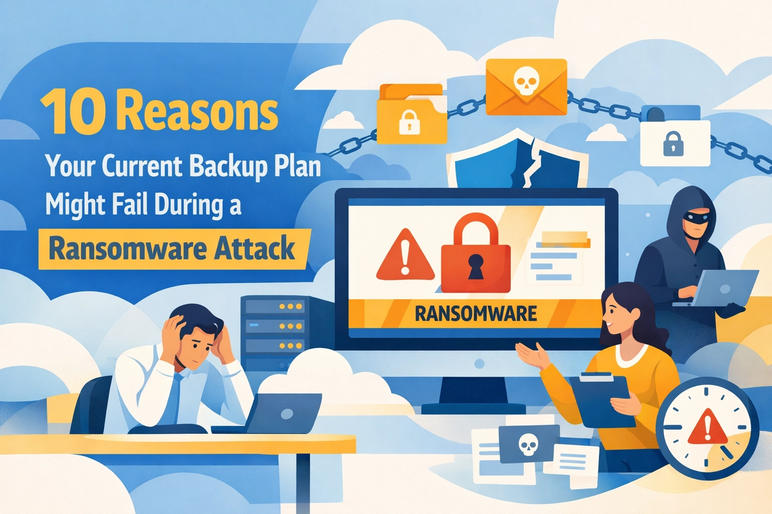 [HERO] 10 Reasons Your Current Backup Plan Might Fail During a Ransomware Attack
