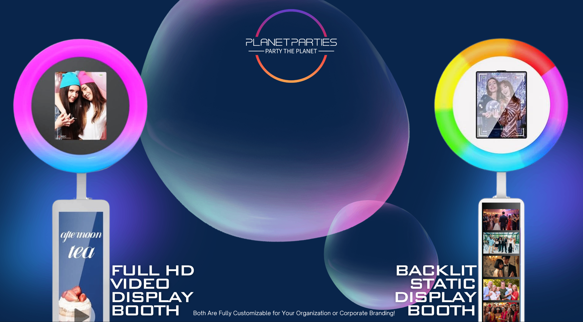 Full HD Video Display Booth