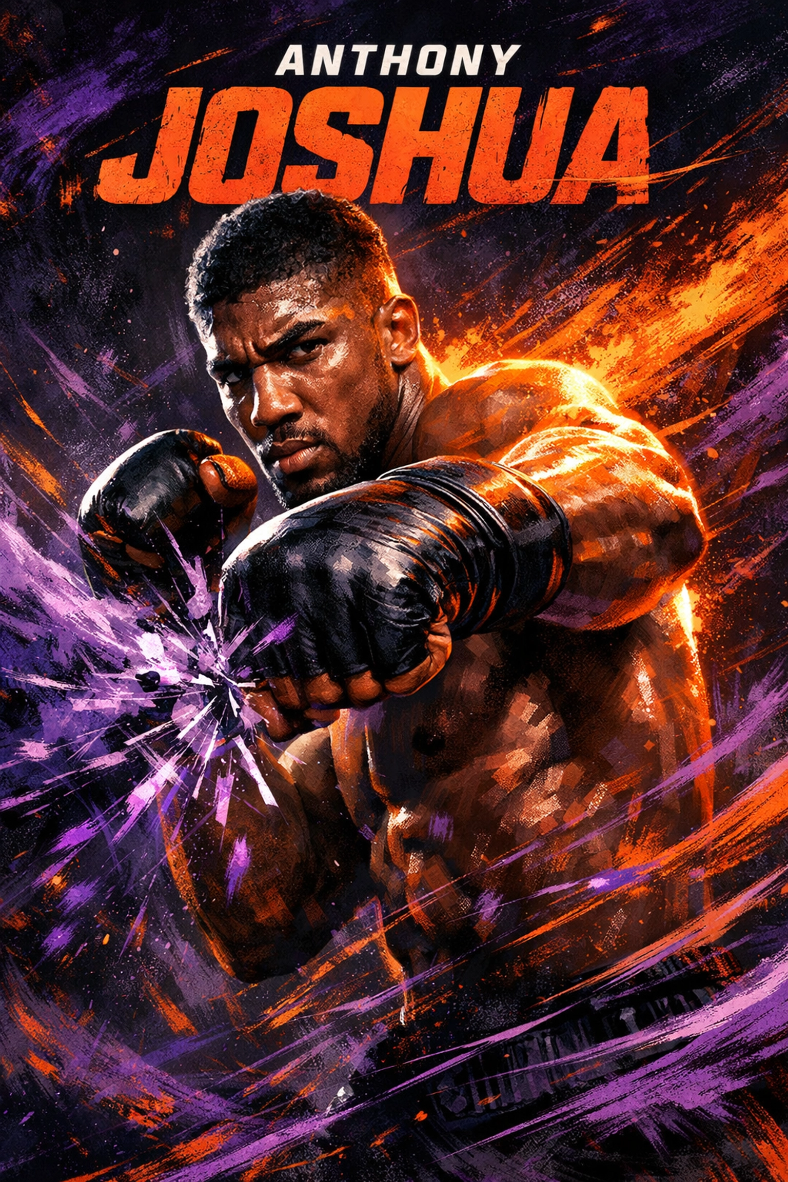 Anthony Joshua shadow-boxing to break through ring rust ahead of his July tune-up fight.