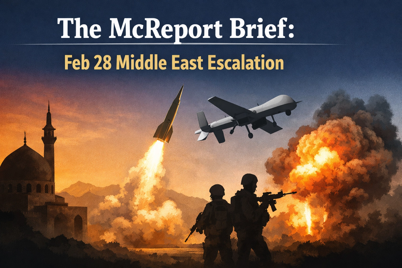 [HERO] The McReport Brief: Feb 28 Middle East Escalation