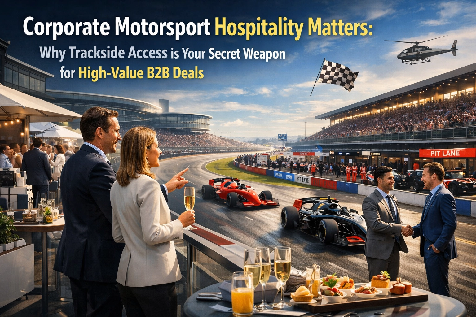 [HERO] Corporate Motorsport Hospitality Matters: Why Trackside Access is Your Secret Weapon for High-Value B2B Deals