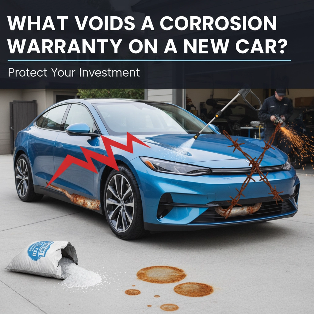 What voids a corrosion warranty on a new car?