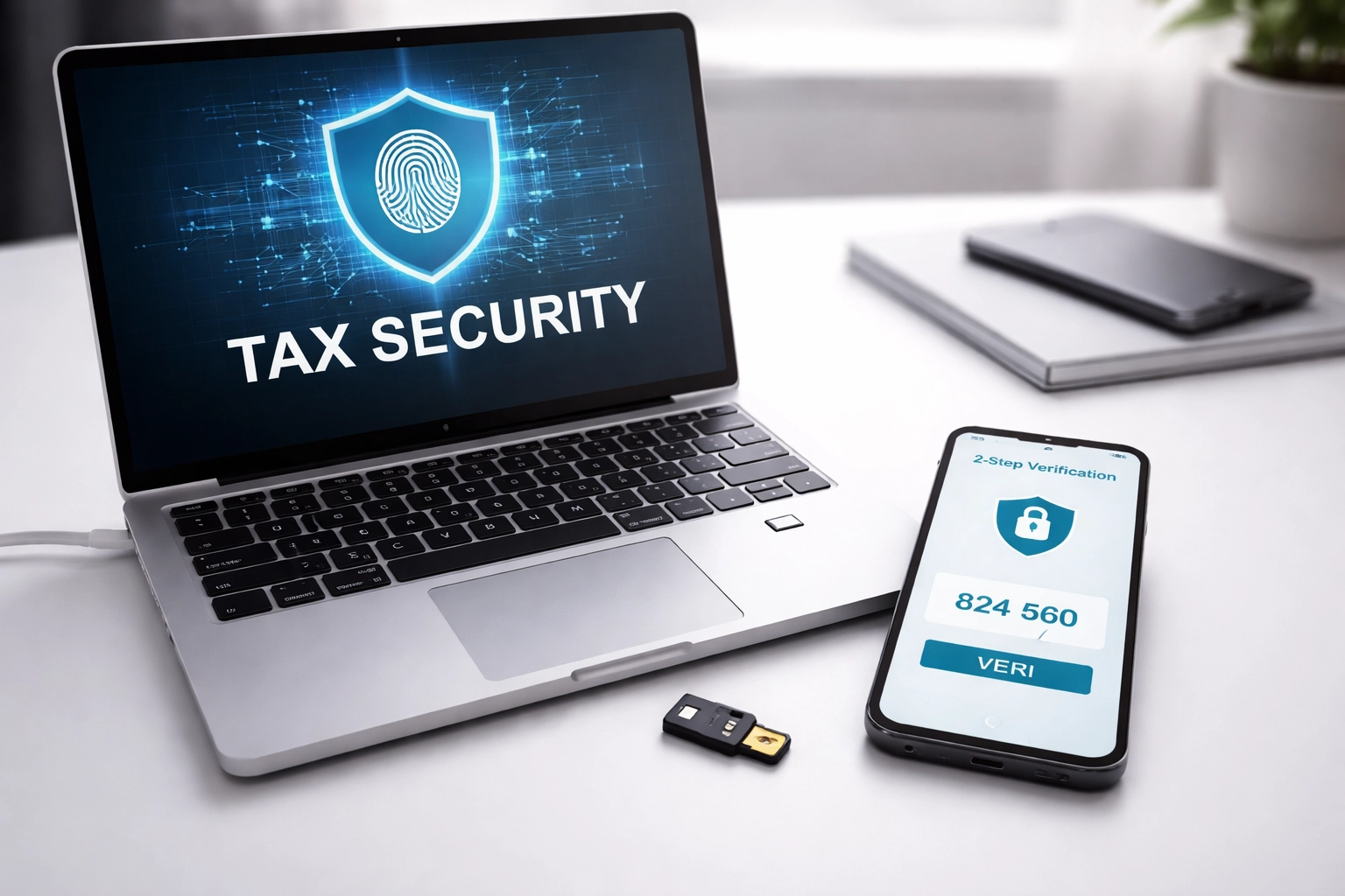 Cybersecurity tools for modern tax preparation office highlighting ERO data protection best practices