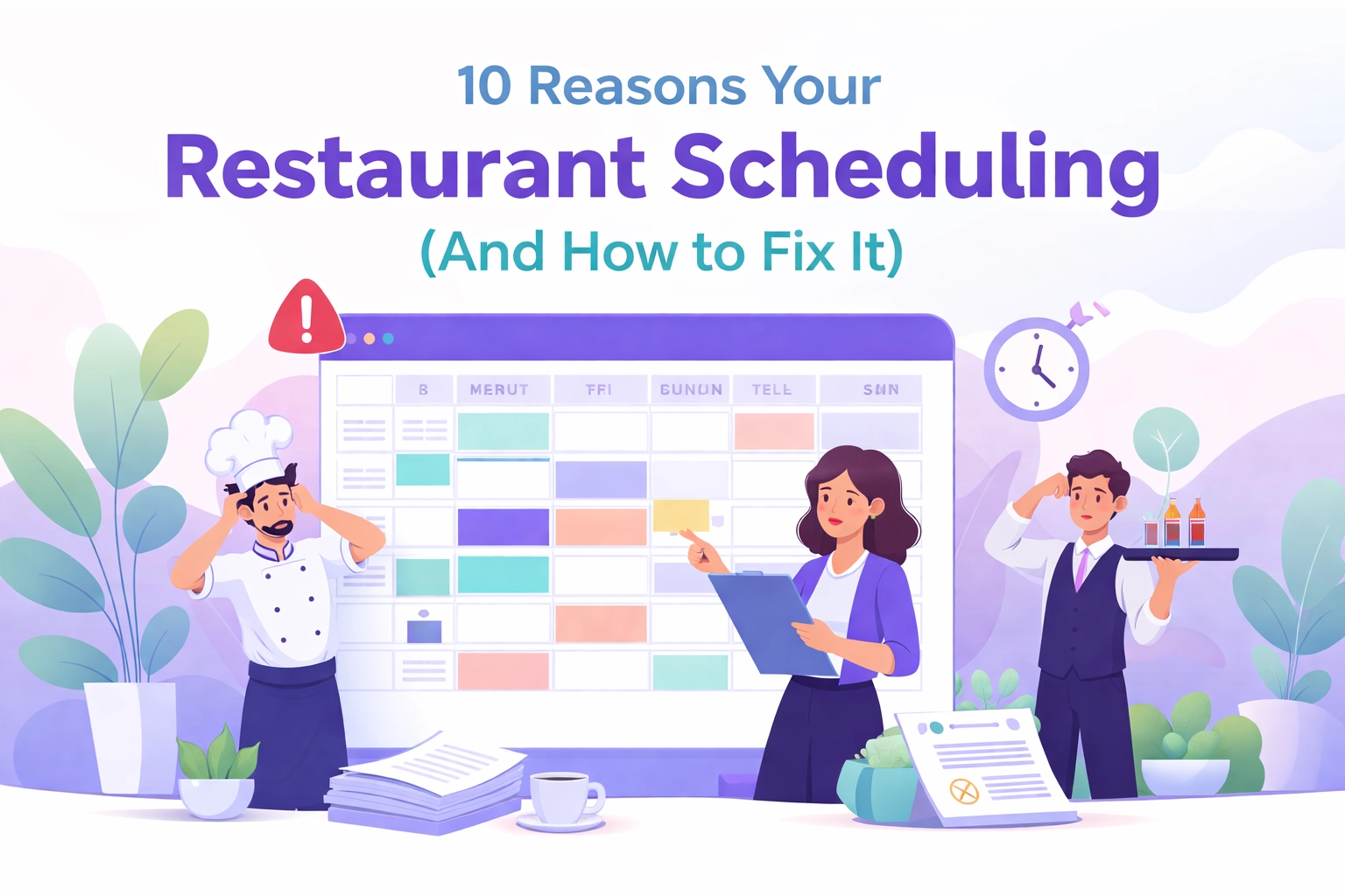 10 Reasons Your Restaurant Scheduling Isn't Working (And How to Fix It)
