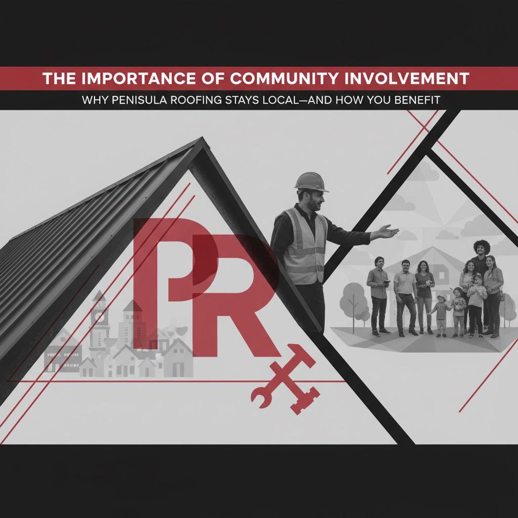 The Importance of Community Involvement: Why Peninsula Roofing Stays Local: and How You Benefit