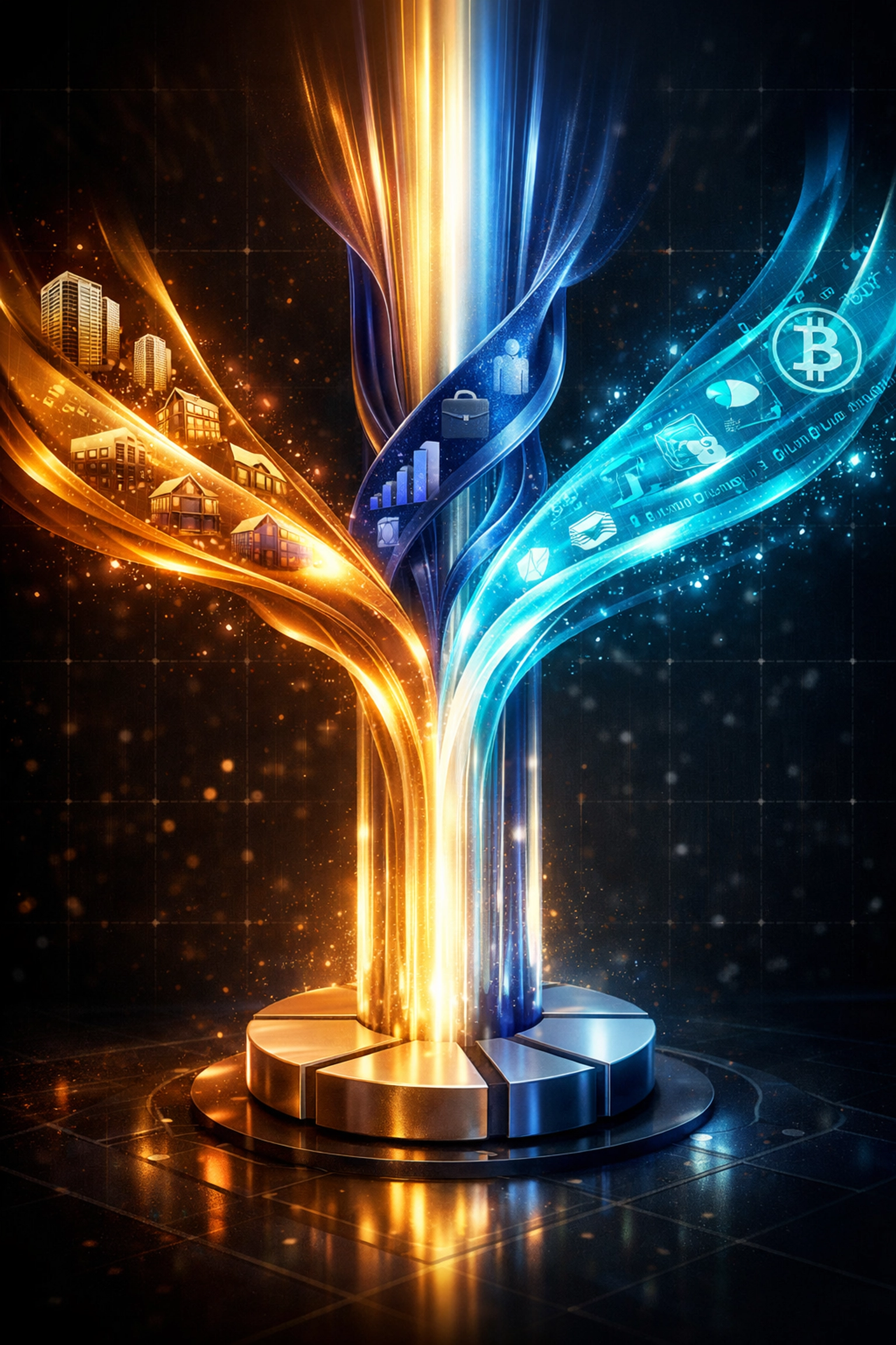 Integrated institutional portfolio strategy combining alternative investment pathways