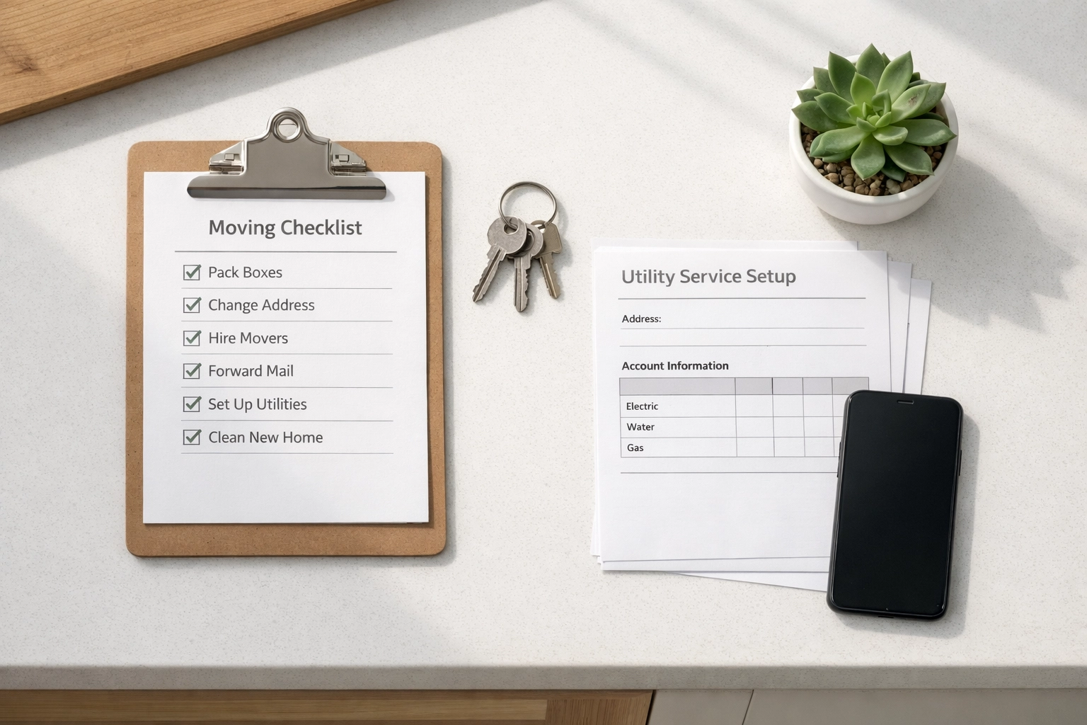 Organized moving checklist and essentials for Denver metro relocation