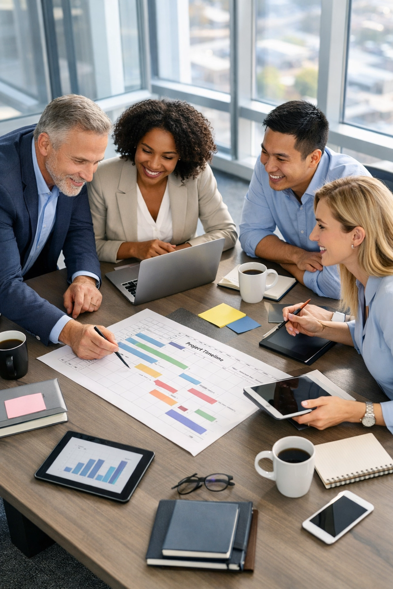 ServiceNow implementation partner consulting team collaborating on ITOM deployment project