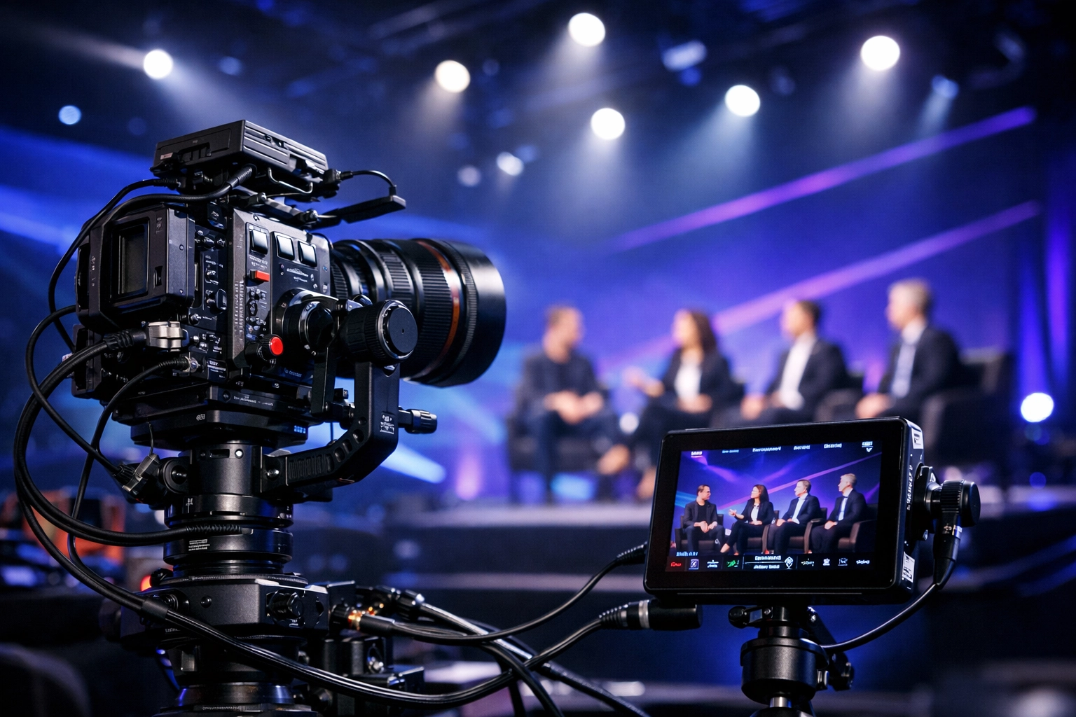High-end event video production for a corporate panel discussion at a professional New York City conference.