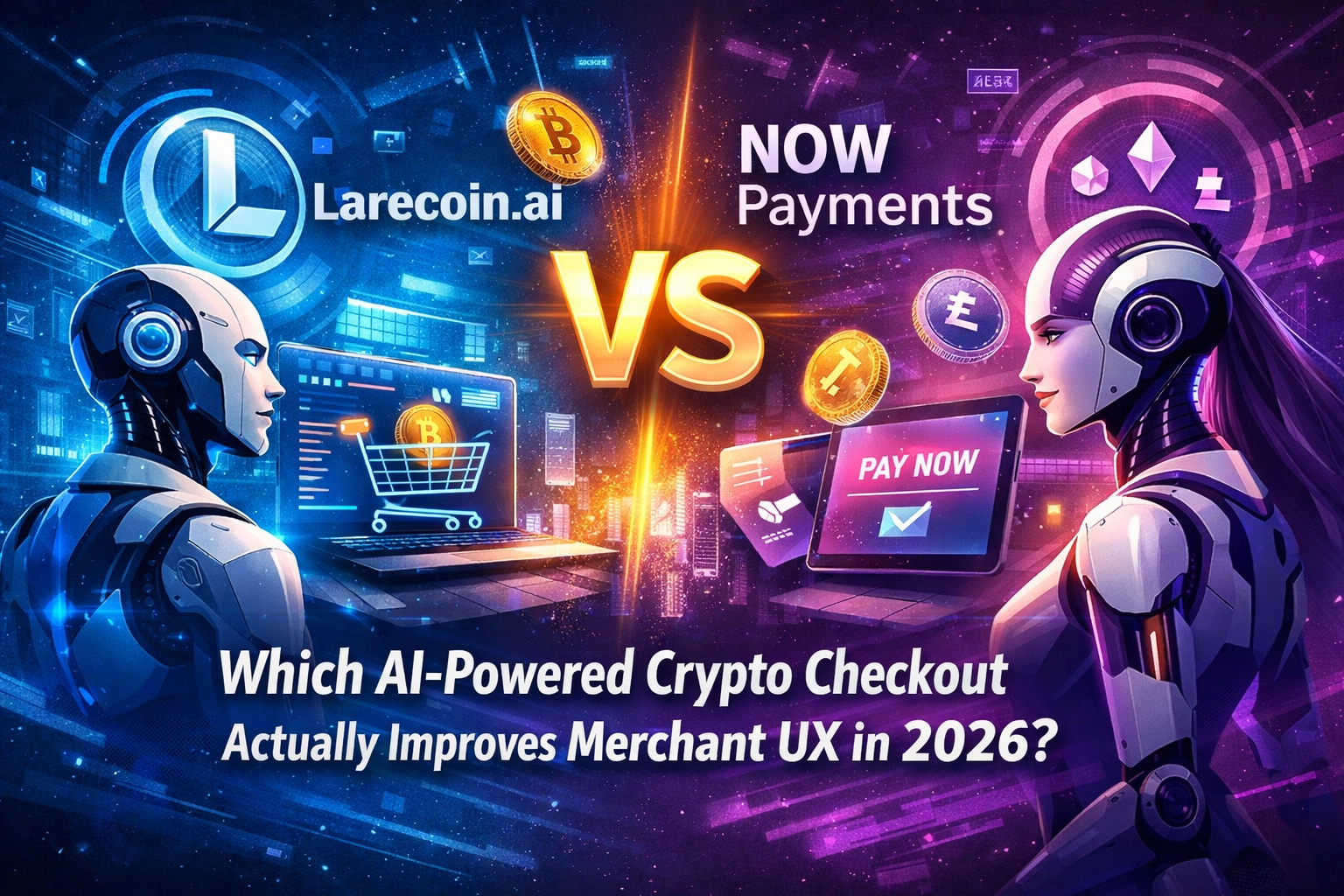 [HERO] Larecoin.ai vs NOWPayments: Which AI-Powered Crypto Checkout Actually Improves Merchant UX in 2026?